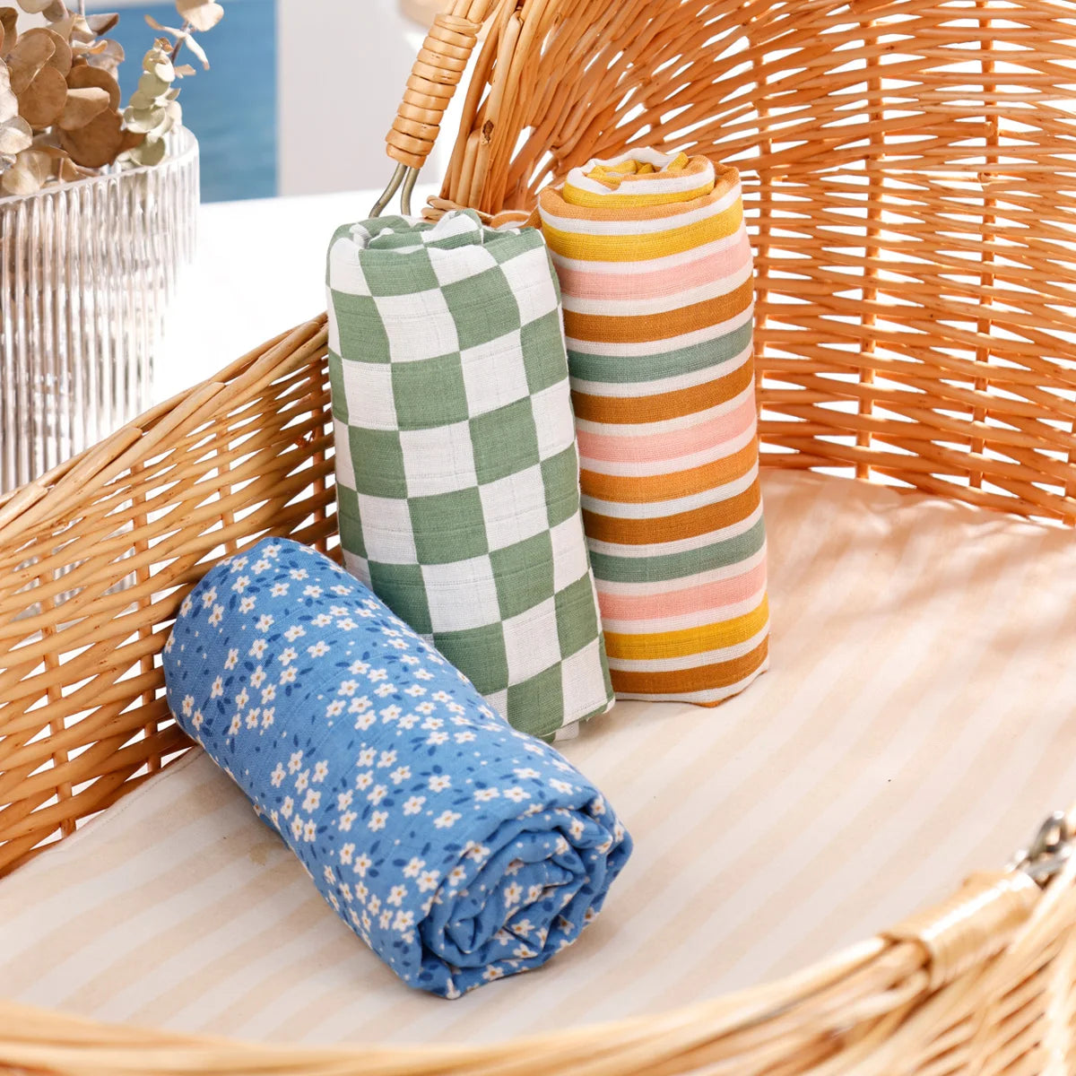 Muslin Swaddle Newborn Wrap Blanket