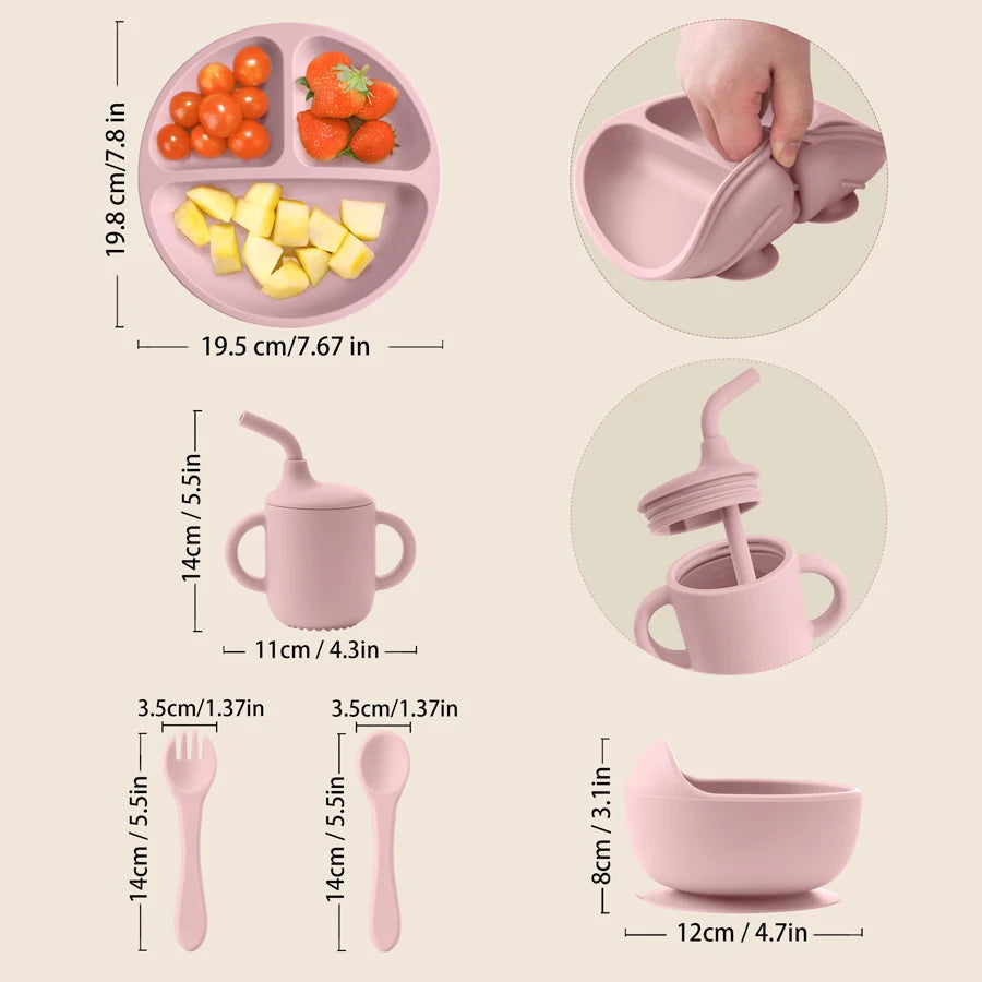 Baby Silicone Tableware Set
