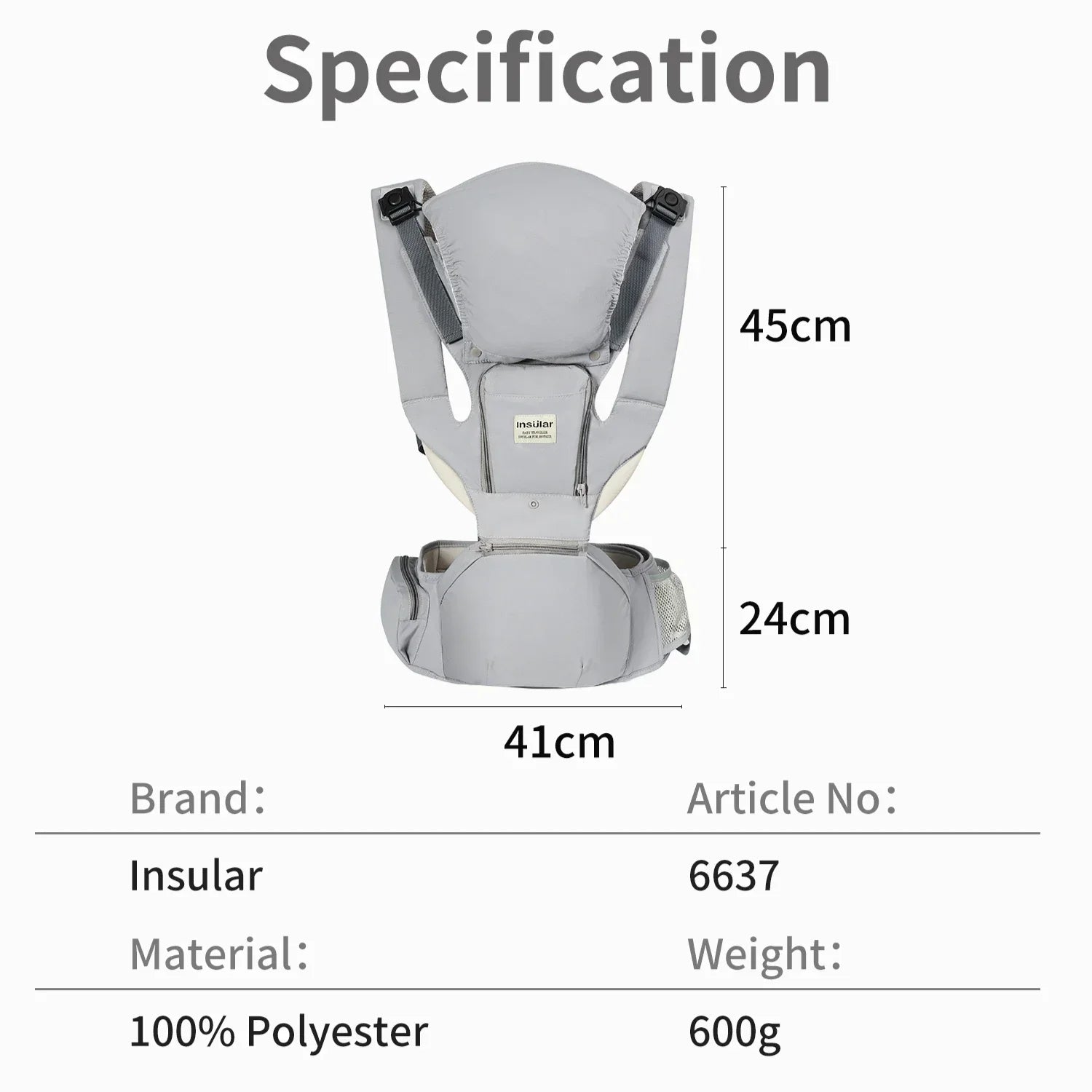 3 In 1 Baby Multi-functional Carrier