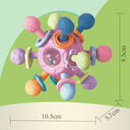 Rotating Rattle Ball Grasping Activity Baby Toy