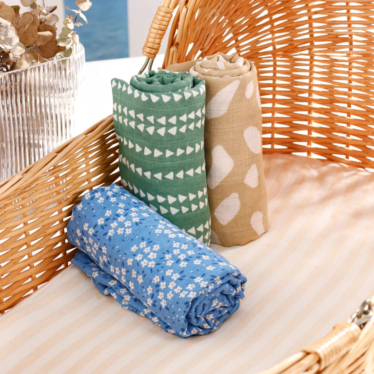 Muslin Swaddle Newborn Wrap Blanket